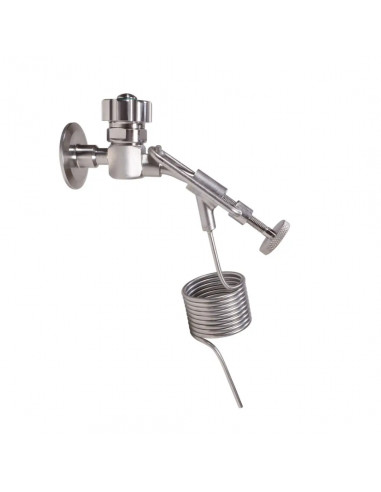 Brasser sa propre bière : Robinet D'échantillonnage Tri-Clamp 1,5" Type 2 Avec Bobine D'échantillonnage En Queue De Cochon