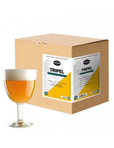 Brasser sa propre bière : Kit de malt Brew Monk™ concassé - Triple - pour 20L